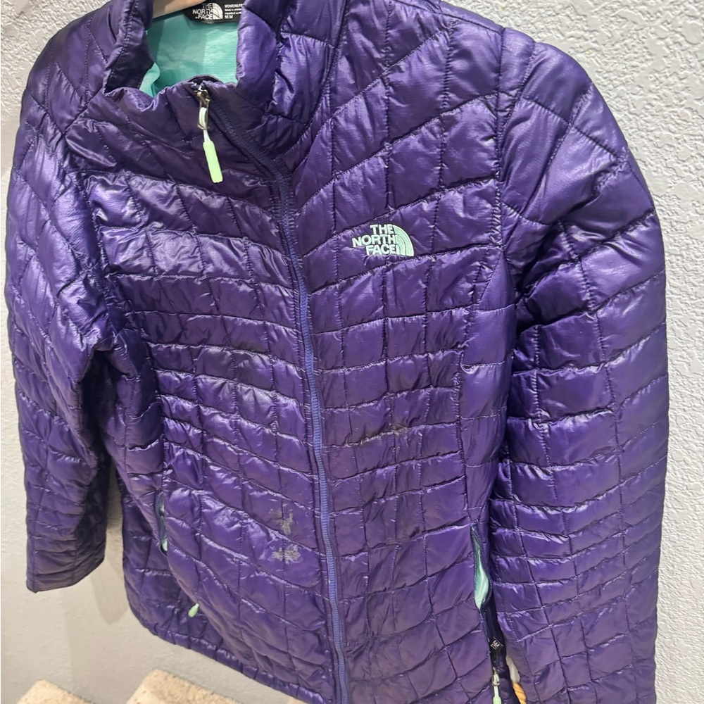 The North Face Teal and Purple Jacket